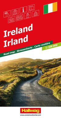 Hallwag Strassenkarte Irland 1:300.000