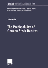 The Predictabilty of German Stock Returns