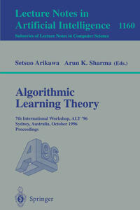 Algorithmic Learning Theory