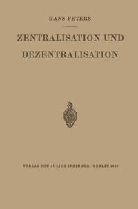 Zentralisation und Dezentralisation