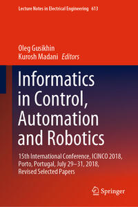 Informatics in Control, Automation and Robotics