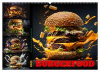 Burgerfood (Wandkalender 2025 DIN A2 quer), CALVENDO Monatskalender