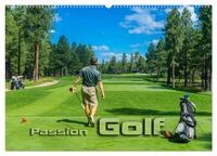 Passion Golf (Wandkalender 2025 DIN A2 quer), CALVENDO Monatskalender