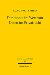 Der monetäre Wert von Daten im Privatrecht