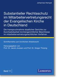 Substantieller Rechtsschutz im Mitarbeitervertretungsrecht der Evangelischen Kirche in Deutschland