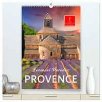 Provence Lavendel Paradies (hochwertiger Premium Wandkalender 2025 DIN A2 hoch), Kunstdruck in Hochglanz