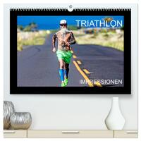 TRIATHLON Impressionen (hochwertiger Premium Wandkalender 2025 DIN A2 quer), Kunstdruck in Hochglanz