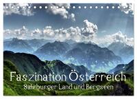 Faszination Österreich - Salzburger Land und Bergseen (Tischkalender 2025 DIN A5 quer), CALVENDO Monatskalender