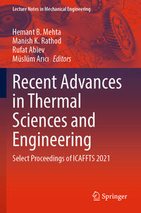 Recent Advances in Thermal Sciences and Engineering