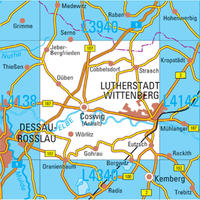 L4140 Lutherstadt Wittenberg Topographische Karte 1:50000