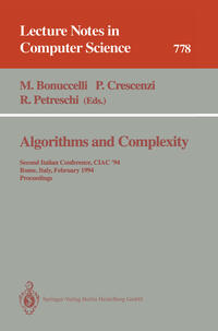 Algorithms and Complexity