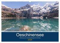 Wanderung zum Oeschinensee (Wandkalender 2025 DIN A2 quer), CALVENDO Monatskalender