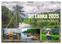 Sri Lanka 2025 – Exotische Welt (Tischkalender 2025 DIN A5 quer), CALVENDO Monatskalender