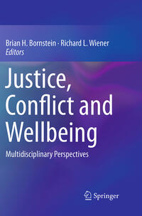 Justice, Conflict and Wellbeing