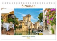 Sirmione - schönster Ort am Gardasee (Tischkalender 2025 DIN A5 quer), CALVENDO Monatskalender