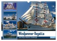 Windjammer-Regatta - Tall Ships Atlantic Challenge (Wandkalender 2025 DIN A3 quer), CALVENDO Monatskalender