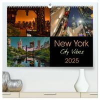 New York City Vibes (hochwertiger Premium Wandkalender 2025 DIN A2 quer), Kunstdruck in Hochglanz