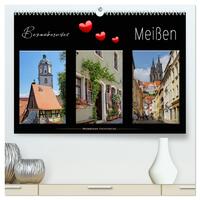 Bezauberndes Meißen (hochwertiger Premium Wandkalender 2025 DIN A2 quer), Kunstdruck in Hochglanz