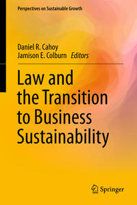 Law and the Transition to Business Sustainability