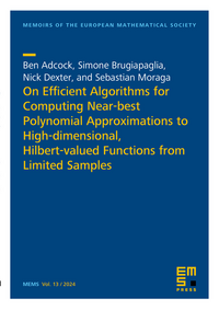 On Efficient Algorithms for Computing Near-Best Polynomial Approximations to High-Dimensional, Hilbert-Valued Functions from Limited Samples