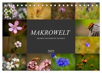 Makrowelt - Blumen und Insekten im Fokus (Tischkalender 2025 DIN A5 quer), CALVENDO Monatskalender