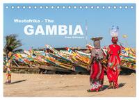 Westafrika - The Gambia (Tischkalender 2025 DIN A5 quer), CALVENDO Monatskalender