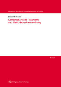 Gemeinschaftliche Testamente und die EU-Erbrechtsverordnung