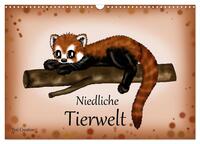 Niedliche Tierwelt (Wandkalender 2025 DIN A3 quer), CALVENDO Monatskalender