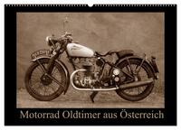 Motorrad Oldtimer aus Österreich (Wandkalender 2025 DIN A2 quer), CALVENDO Monatskalender