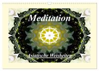 Meditation - Asiatische Weisheiten (Wandkalender 2025 DIN A3 quer), CALVENDO Monatskalender