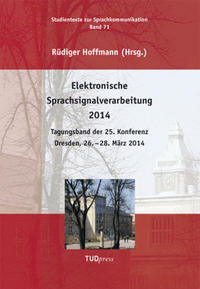 Elektronische Sprachsignalverarbeitung 2014