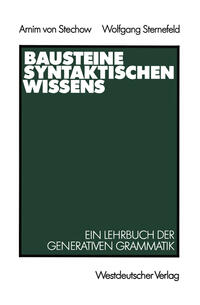 Bausteine syntaktischen Wissens