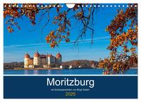 Moritzburg mit Schlossansichten (Wandkalender 2025 DIN A4 quer), CALVENDO Monatskalender