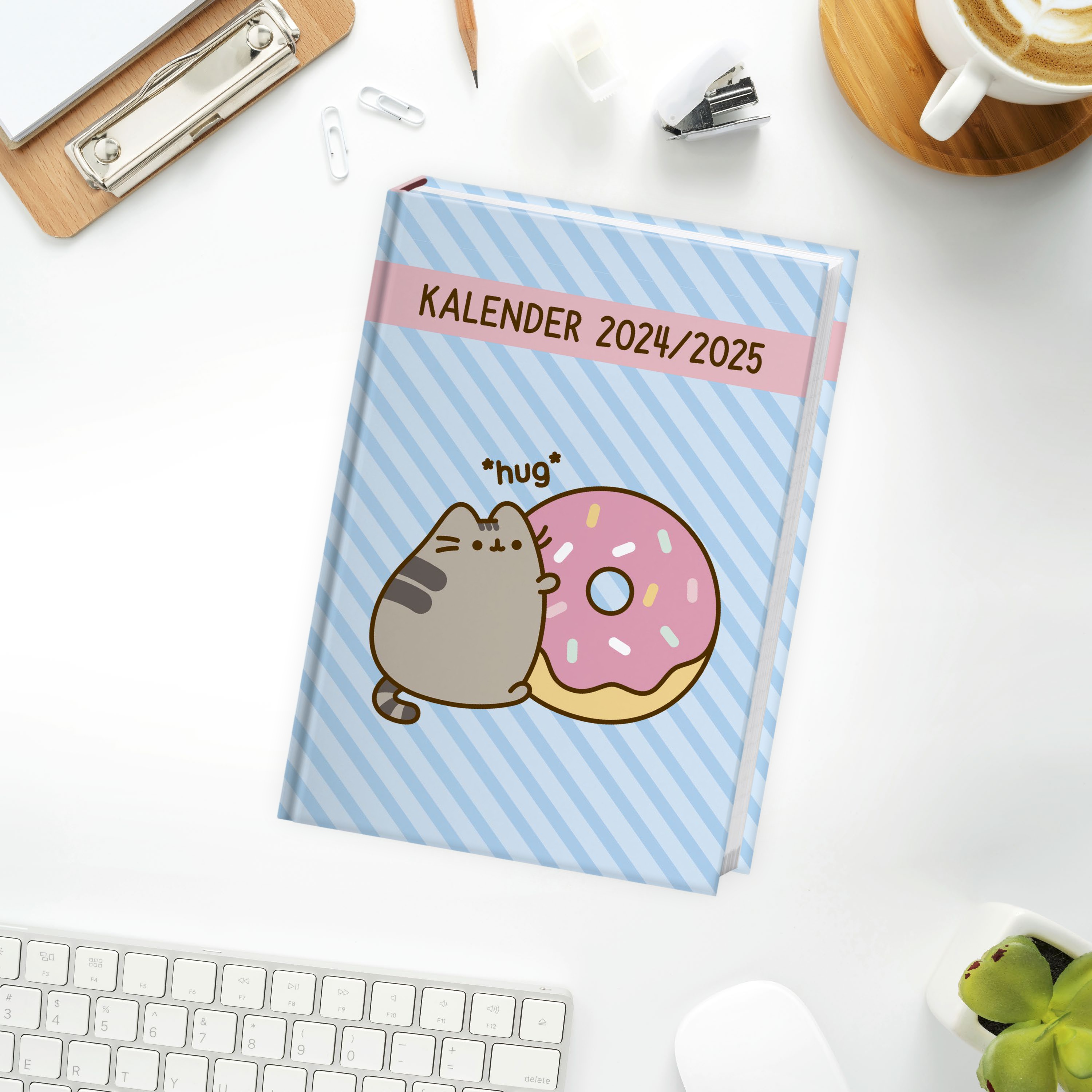 Pusheen 17-Monats-Kalenderbuch A5 2024/2025