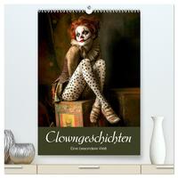 Clowngeschichten - Eine besondere Welt (hochwertiger Premium Wandkalender 2026 DIN A2 hoch), Kunstdruck in Hochglanz