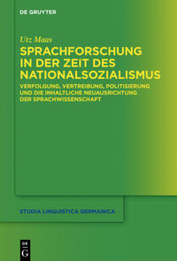 Sprachforschung in der Zeit des Nationalsozialismus