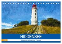 Hiddensee - Malerische Insel der Ostsee (Tischkalender 2025 DIN A5 quer), CALVENDO Monatskalender