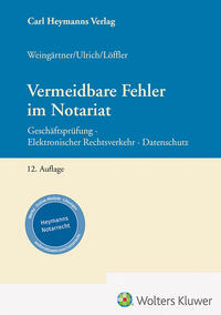 Vermeidbare Fehler im Notariat