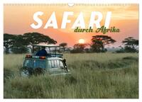 Safari durch Afrika (Wandkalender 2025 DIN A3 quer), CALVENDO Monatskalender