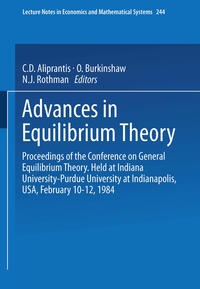 Advances in Equilibrium Theory