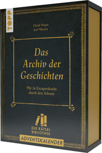 Die Rätselbibliothek. Adventskalender – Das Archiv der Geschichten: Mit 24 Escape-Rätseln durch den Advent