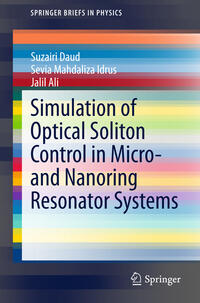 Simulation of Optical Soliton Control in Micro- and Nanoring Resonator Systems