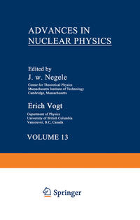 Advances in Nuclear Physics