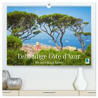 Lebendige Cote d'Azur: Die azurblaue Küste (hochwertiger Premium Wandkalender 2025 DIN A2 quer), Kunstdruck in Hochglanz