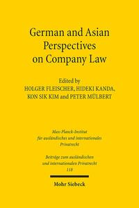 German and Asian Perspectives on Company Law