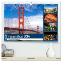 Faszination USA - traumhafter Südwesten (hochwertiger Premium Wandkalender 2025 DIN A2 quer), Kunstdruck in Hochglanz