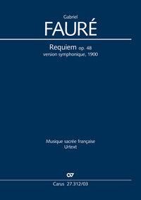 Requiem. Fassung für Sinfonieorchester (Klavierauszug)