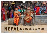 Nepal - das Dach der Welt (Wandkalender 2025 DIN A4 quer), CALVENDO Monatskalender