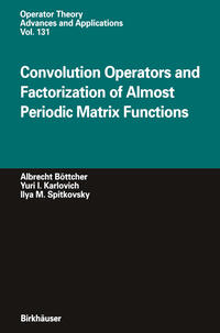 Convolution Operators and Factorization of Almost Periodic Matrix Functions