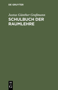 Schulbuch der Raumlehre